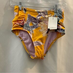 Amavi Swim Bottom Yellow Floral XS